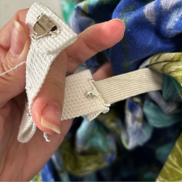 Vintage Liberty House Kiyomi Hawaii Hawaiian Dress Tropical Maxi Hostess Size M - Picture 8 of 8